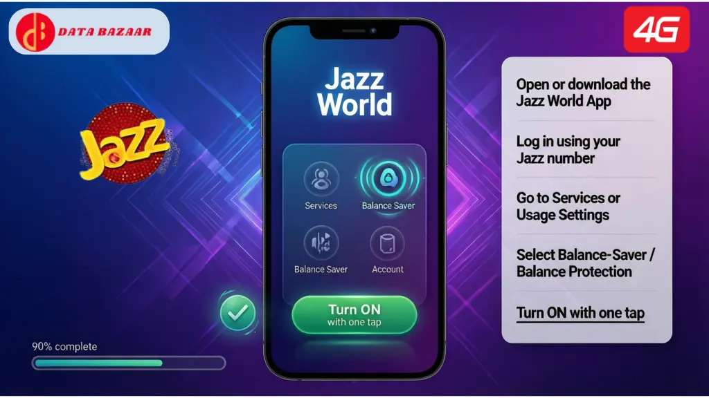 Jazz Balance Save Code: Protect Your Mobile Balance 3 Jazz World App image