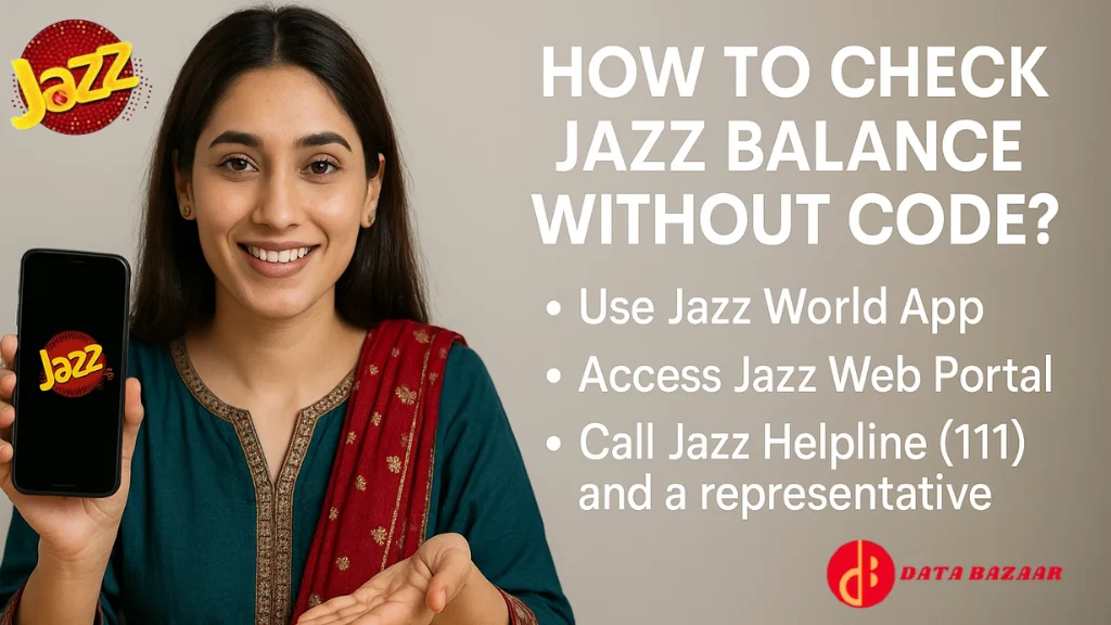 Jazz Balance Check Code Dialing Number 2025 2 how to check jazz balance image