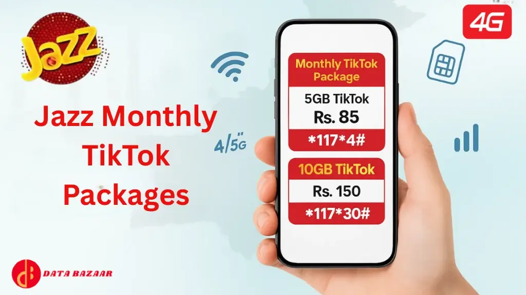 Jazz TikTok Packages Codes 2026 Daily, Weekly, Monthly 2 Monthly TikTok Packages image