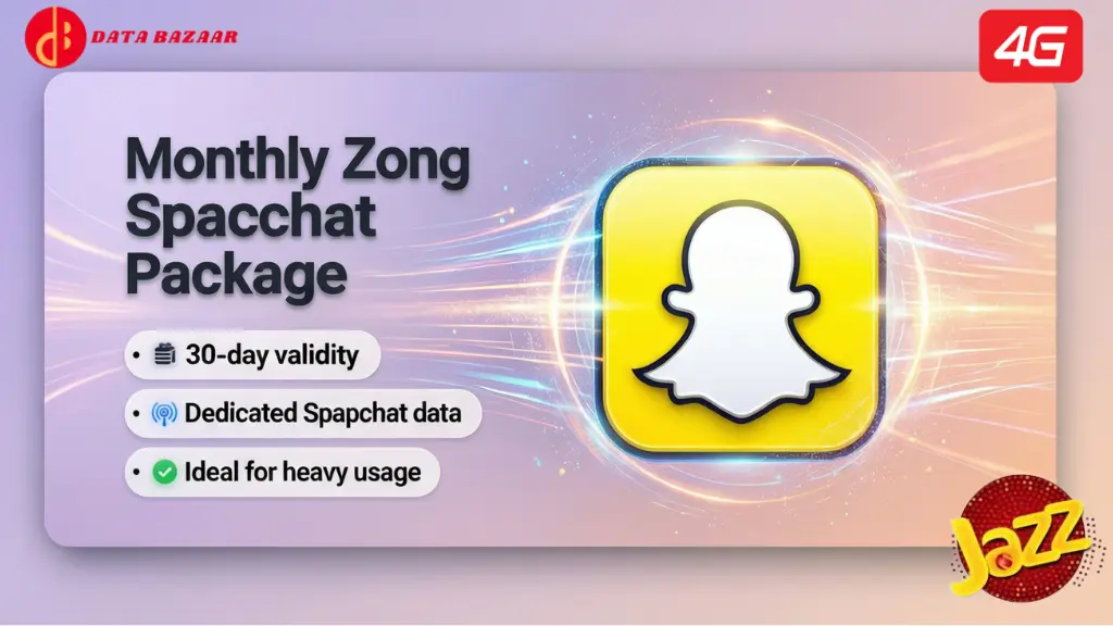 Jazz, Telenor & Zong Snapchat Packages 2026 3 Zong Snapchat Package image