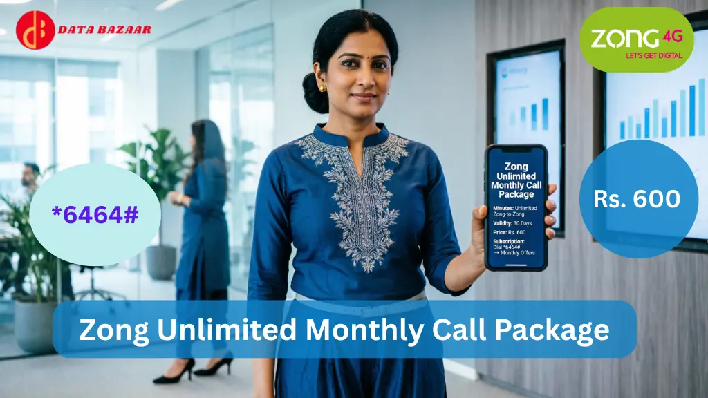 Zong Call Packages Monthly – Plans & Codes 3 Zong Unlimited Monthly Call Package image